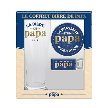 Coffret Bière "La bière de Papa" - Collection Super Papa