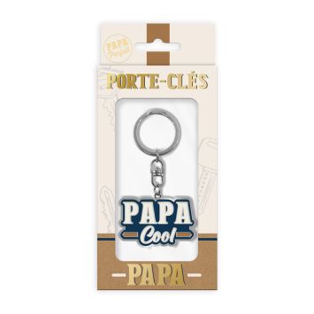 Porte-clés "Papa Cool" - Collection Papa Parfait