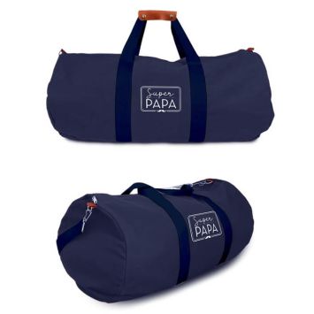 Sac de sport super papa bleu marine