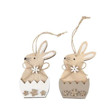 De jolies lapins à suspendre dans votre salle de Pâques | jourdefete.com