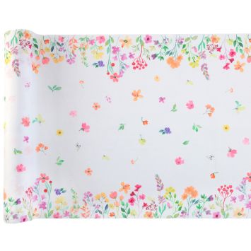 Chemin de table en polyester - 28 cm x 2,5 m - Pâques - Collection Printemps