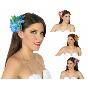 Une splendide coiffe d'Hawaï colorée à mettre dans vos cheveux | jourdefete.com