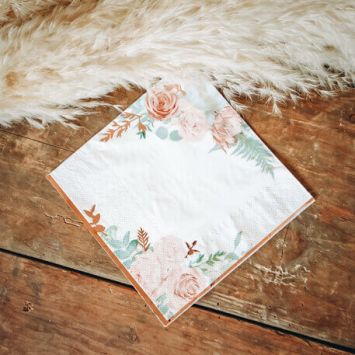 16 Serviettes - Collection Peony 