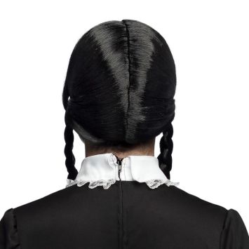Perruque Gothique noire à nattes