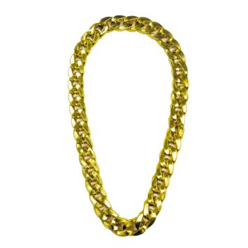 Collier "Pimp" en chaîne doré