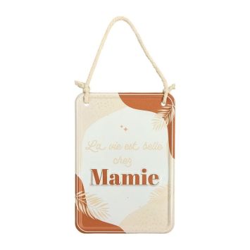 Une plaque colorée à suspendre chez votre grand-mère | jourdefete.com