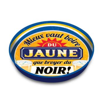 plateau rond en metal modele au choix | jourdefete.com