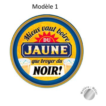 Plateau Rond en métal - Modèle au choix