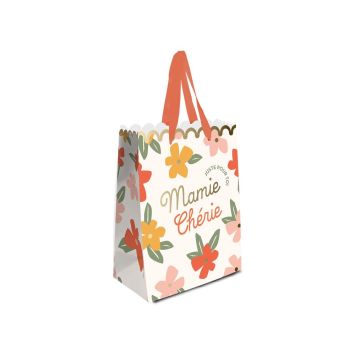 Pochette cadeau "Mamie Chérie" - Modèle Moyen - Collection Mamie Chérie