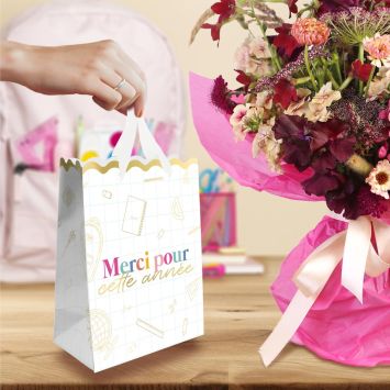 Pochette cadeau "Merci pour cette année" - Modèle Moyen - Collection Merci pour cette année