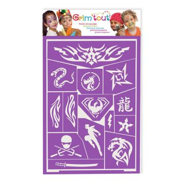 Pochoir Ninja Grim'tout