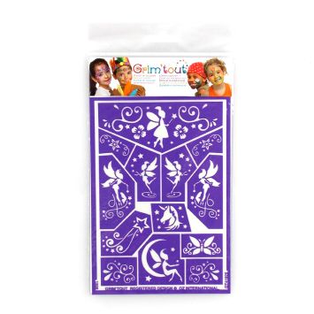 Pochoir à maquillage Fée