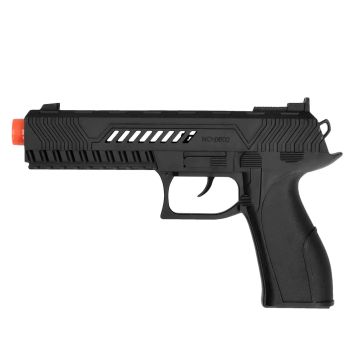 Pistolet noir automatique de Policier - 21 cm
