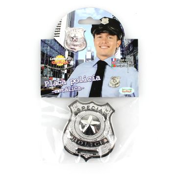 Plaque de Police en Métal