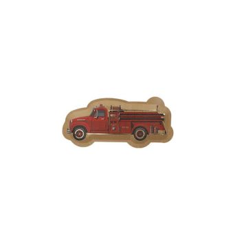 8 assiettes carton kraft pompier anniversaire | jourdefete.com