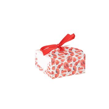 10 Contenants avec ruban de la Collection Poppy Love