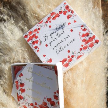 Boîte de Jeu 35 questions - Collection Poppy Love