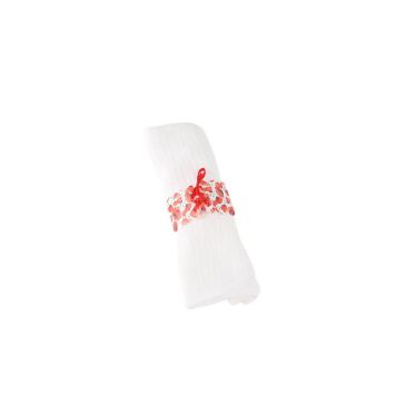 10 Ronds de serviette coquelicots de la Collection Poppy Love