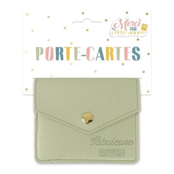 Un porte-cartes parfait pour une fabuleuse ATSEM | jourdefete.com