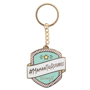 Porte-Clés - Maman Tu Assures - Mr. Wonderful | jourdefete.com