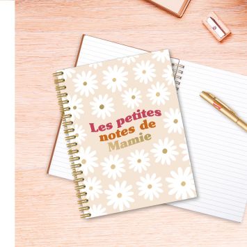 Coffret Carnet de Notes et Stylo "Les petites notes de Mamie" - Collection Mamie d'Amour