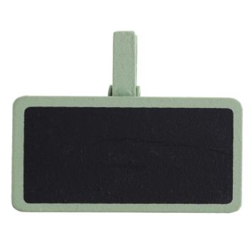 Porte-noms mini ardoises x12 - Vert Sauge | jourdefete.com