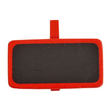 Porte-noms mini ardoises x12 - Rouge