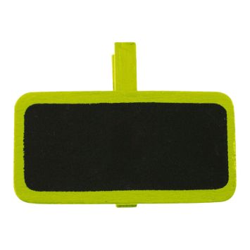 Porte-noms mini ardoises x12 - Vert anis