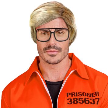 Perruque blonde costume serial killer pour adulte | jourdefete.com