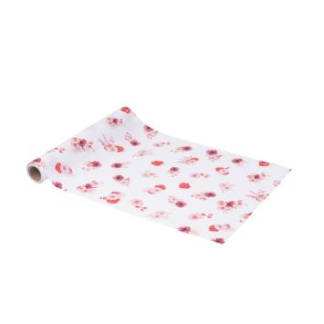 Déroulez ce chemin de table aux motifs de roses de la collection Love to Love | jourdefete.com