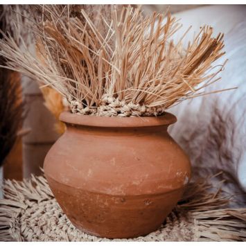 Pot Jakarta en terre terracotta