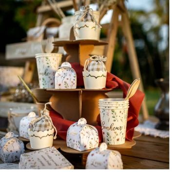 Présentoir 3 étages - Carton Kraft