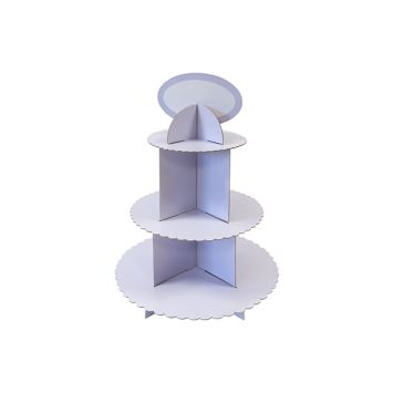 Présentoir à cupcakes de 3 étages - Couleur au choix