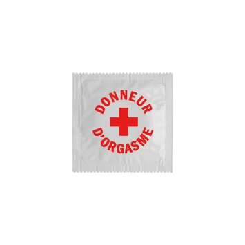 Préservatif Humoristique "Donneur D'Orgasme"