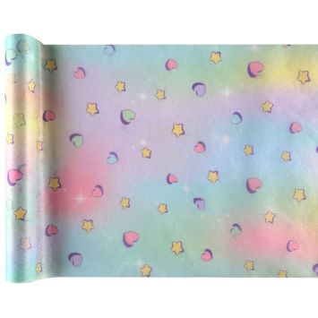 Optez pour ce magnifique chemin de table de la collection "P'tite fée" à dérouler sur la table d'anniversaire de votre enfant | jourdefete.com