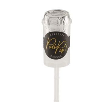 Push Pop Confettis - Couleur Argent ou Or