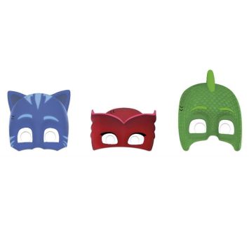 Sachet de 6 masques en carton "Pyjamasques"