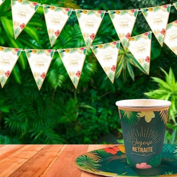 Guirlande à fanions - Retraite
