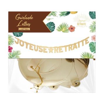 Guirlande de lettres - Joyeuse Retraite | jourdefete.com