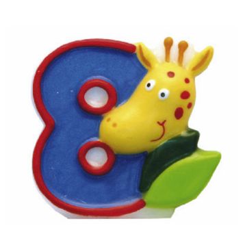 Bougie-Chiffre Safari – 8