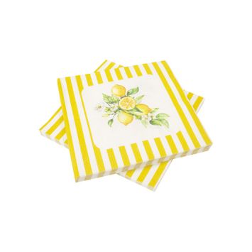 12 serviettes en papier - 33 x 33 cm - Collection Riviera