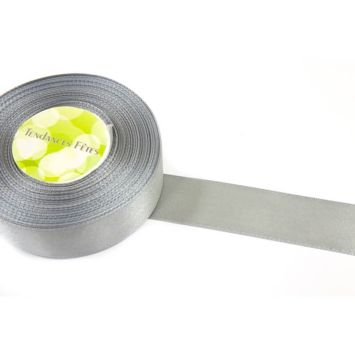 Ruban en Satin 25 mm - Gris