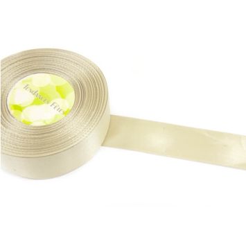 Ruban en Satin 25 mm - Ivoire