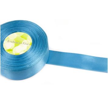 Ruban en Satin 25 mm - Turquoise