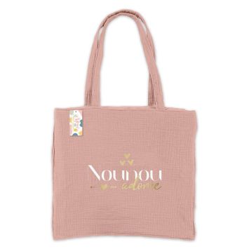 Sac Cabas - Nounou Adorée | jourdefete.com