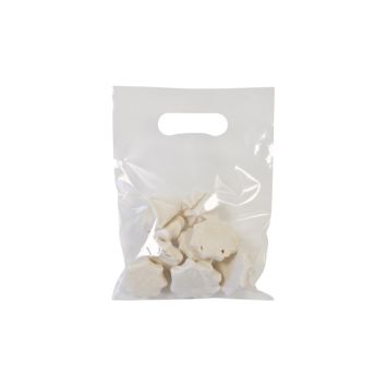 12 sacs transparents avec anse - 16 x 23 cm