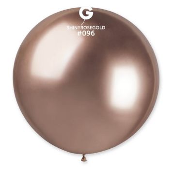 1 ballon shiny 80 cm rose gold | jourdefete.com
