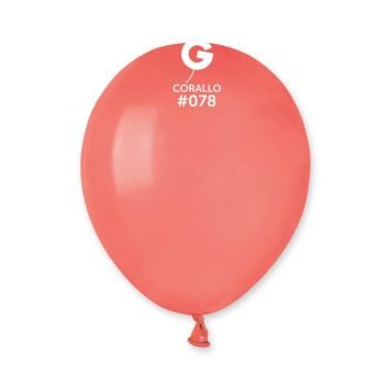 50 ballons standard 13 cm corail | jourdefete.com