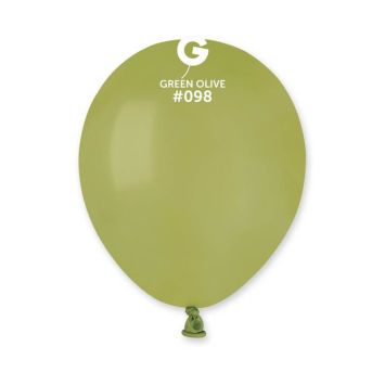 50 ballons standard 13 cm vert olive | jourdefete.com