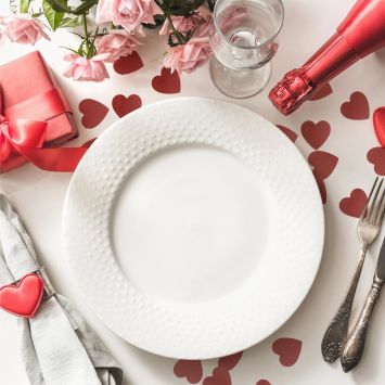 Confettis en forme de cœurs rouges à parsemer - 60 g - Saint-Valentin - Collection Chéri Chérie